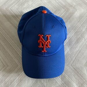 Team MLB Royal Blue & Orange NY Mets Youth Velcro Closure Baseball Cap
